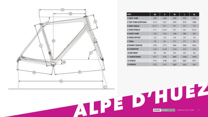 TIME Alpe D'Huez Disc Road Frameset Gloss V21 Carbon/White