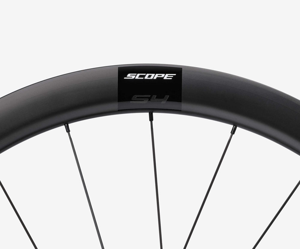 Scope S4 Carbon Road Tubeless Disc Wheelset - Black